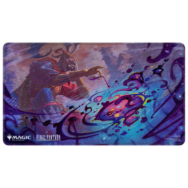 Techzone Geelong Magic the Gathering - FINAL FANTASY Black Stitched Playmat Premium for MtG